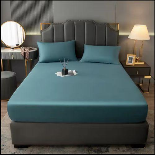 Drap housse imperméable respirant lit double 3 places protège matelas